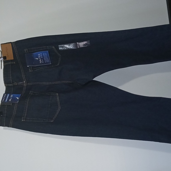 Nautica Men Crafted vintage straight fit real denim blue jeans size 40 x 32 NWT - Picture 8 of 13